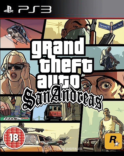 GRAND THEFT AUTO SAN ANDREAS REMASTERIZADO PS3 1 GTA San Andreas Remasterizado PS3