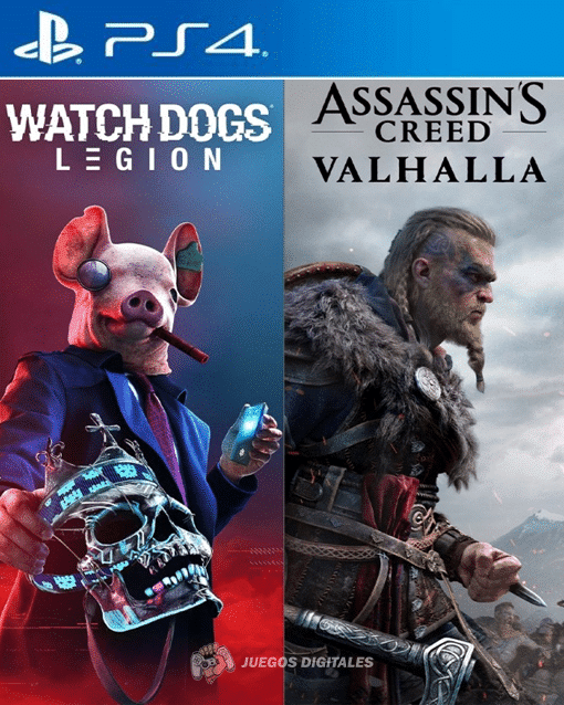 Assassins creed valhalla Watc Dogs legion PS4 1