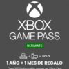 XBOX GAME PASS ULTIMATE SUSCRIPCIÓN DE 12MESES+1 MES DE REGALO CUENTA PRINCIPAL