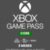 XBOX GAME PASS CORE SUSCRIPCIÓN DE 3 MESES CUENTA PRINCIPAL